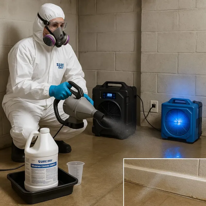 Sanitization and Odor Removal process in Wescosville, PA