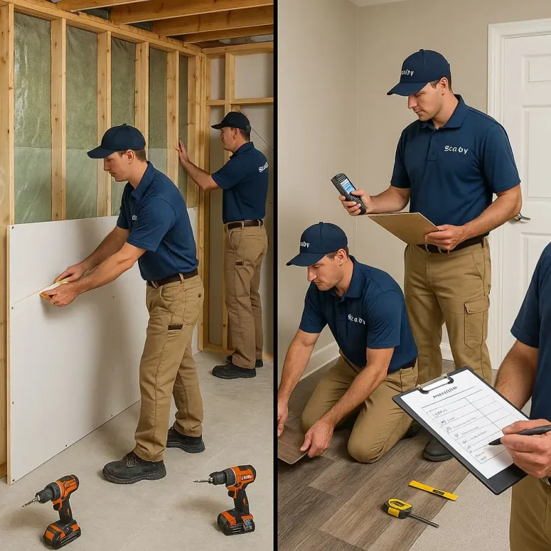 Repairs and Reconstruction process in Wescosville, PA